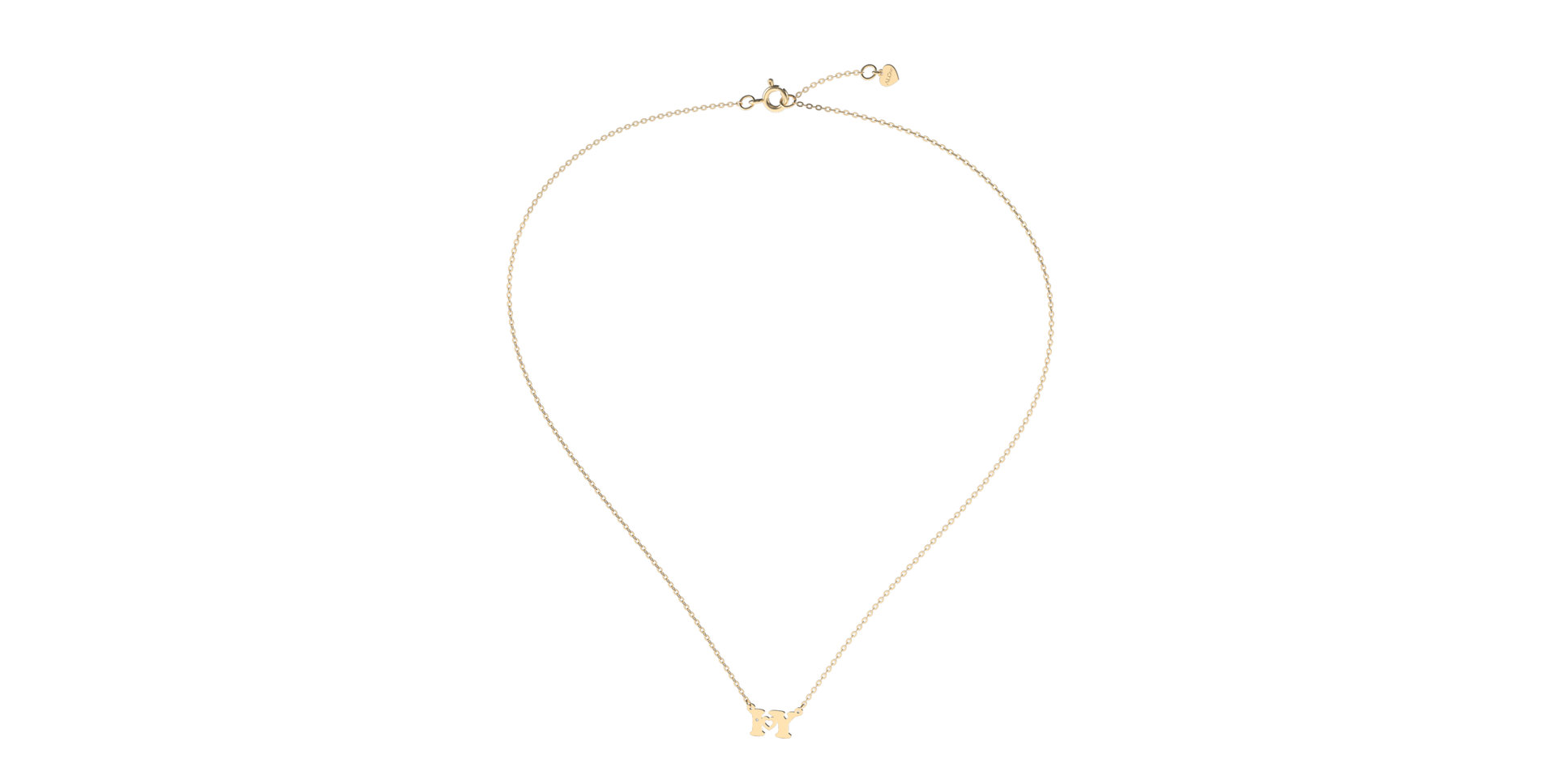 Diamond necklace I Love U