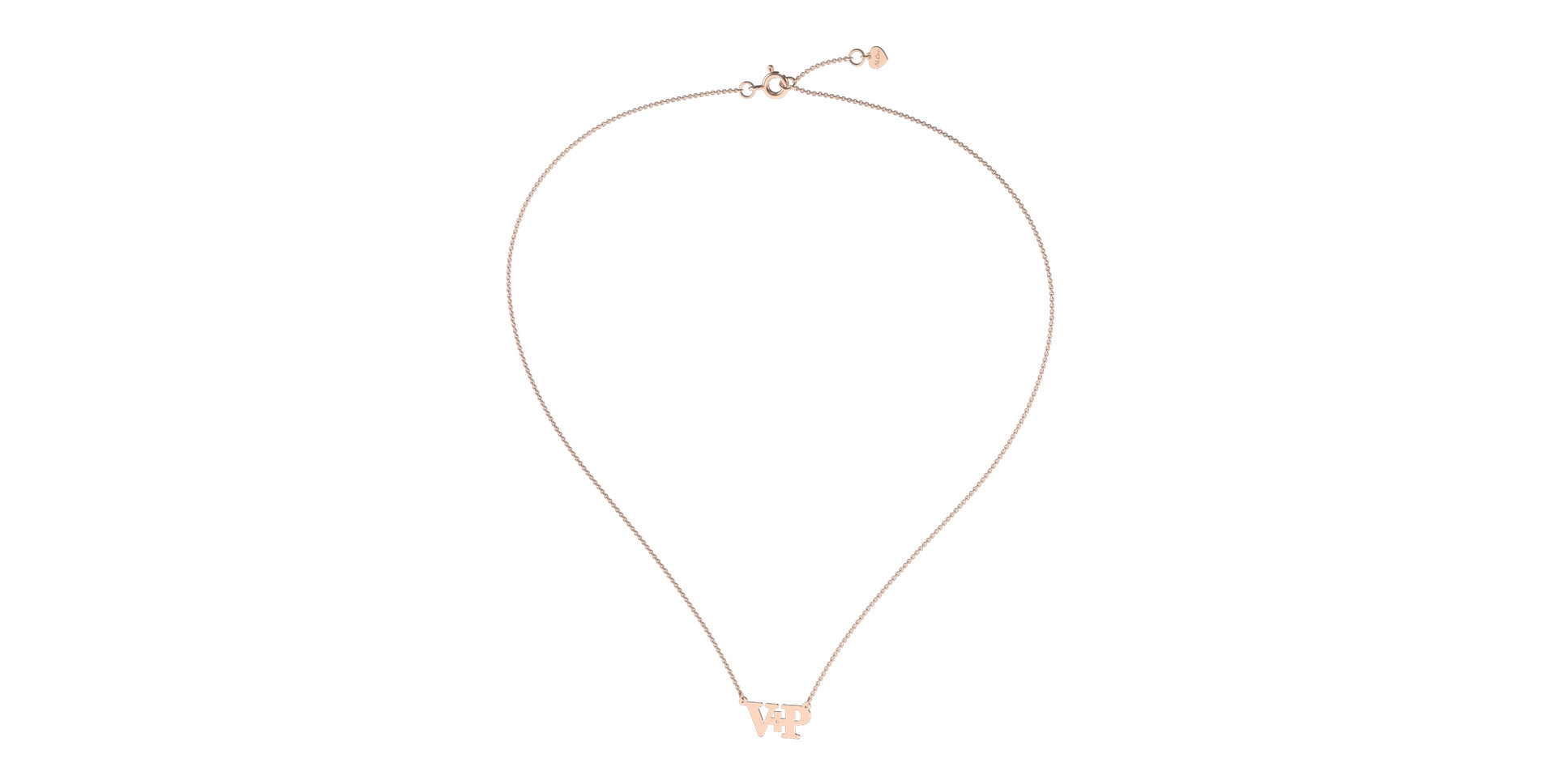 Diamond necklace Initials