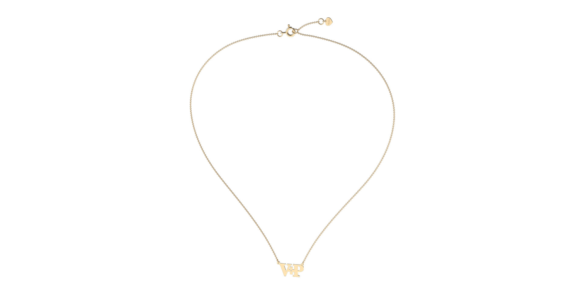 Diamond necklace Initials