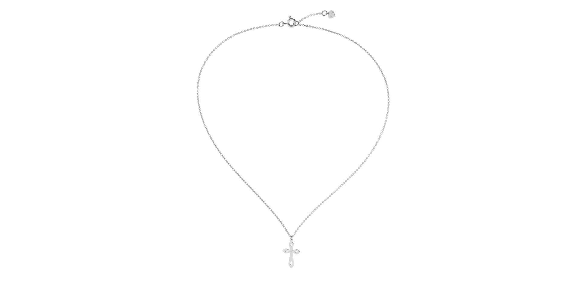 Diamond necklace Classic Cross