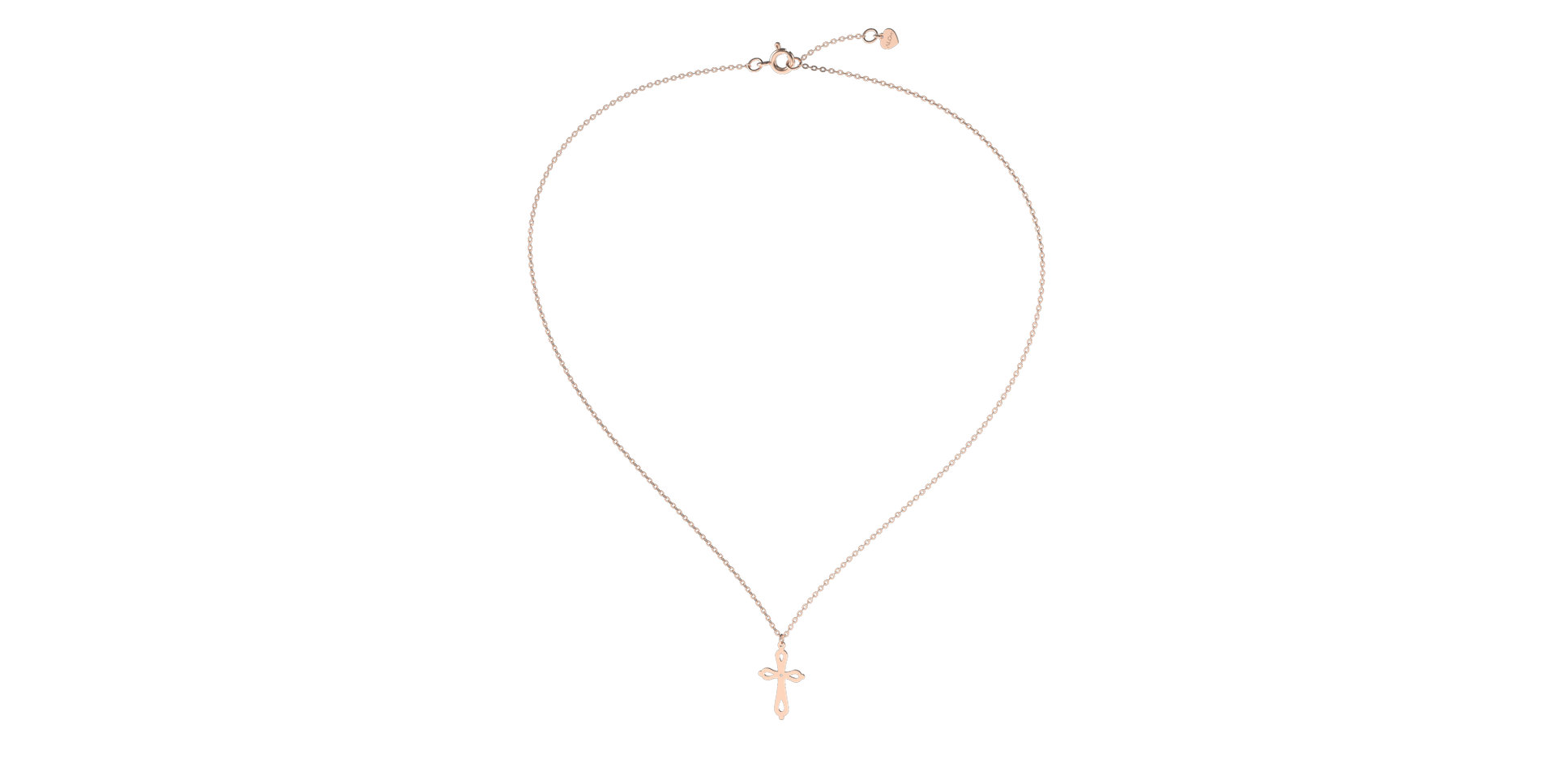 Diamond necklace Classic Cross