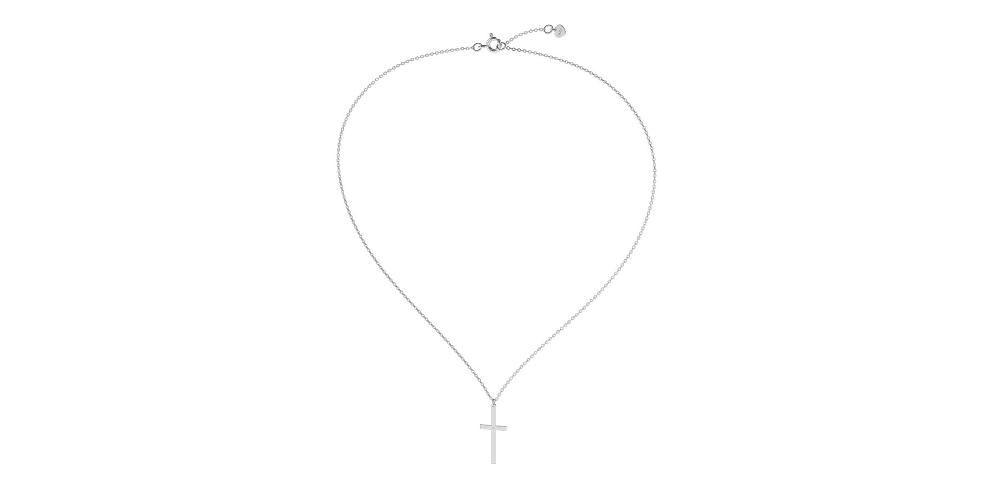 Diamond necklace Cross