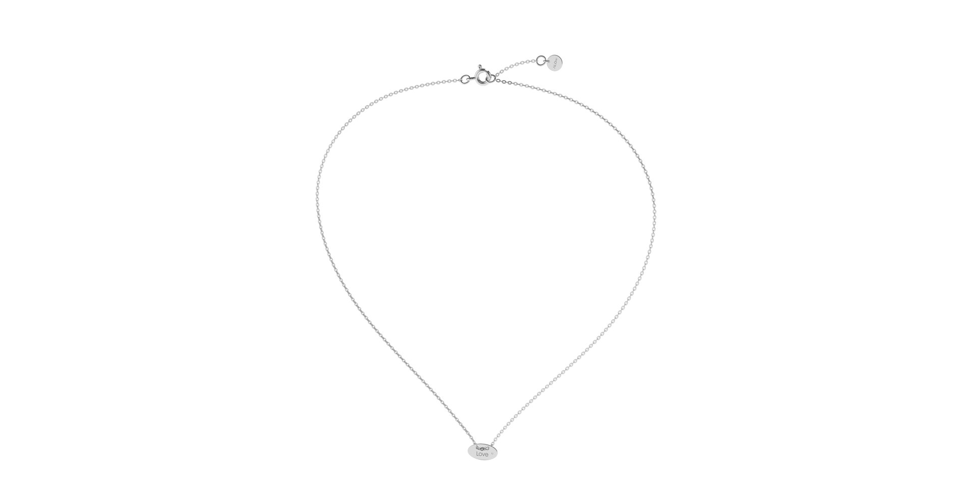 Diamond necklace Love Y