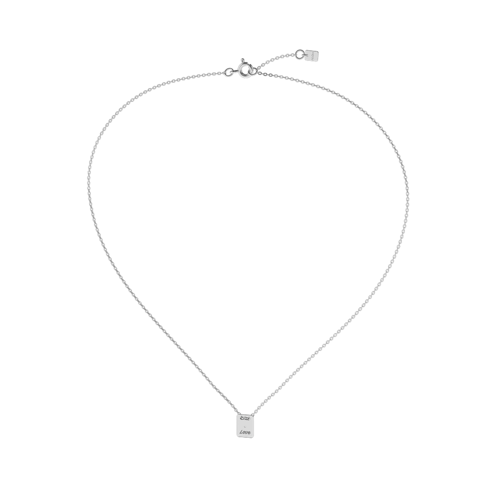 Diamond necklace Love