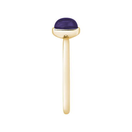 Ring with Iolit Bonbon