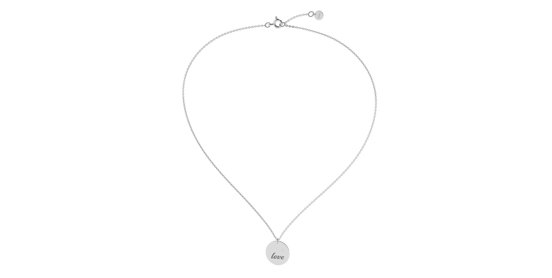 Diamond necklace Love
