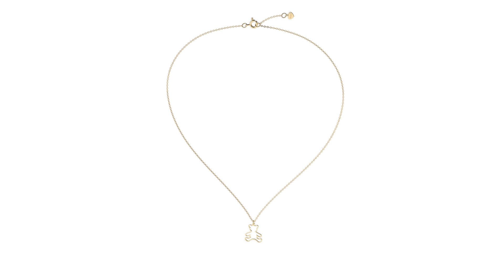 Diamond necklace Teddy Bear