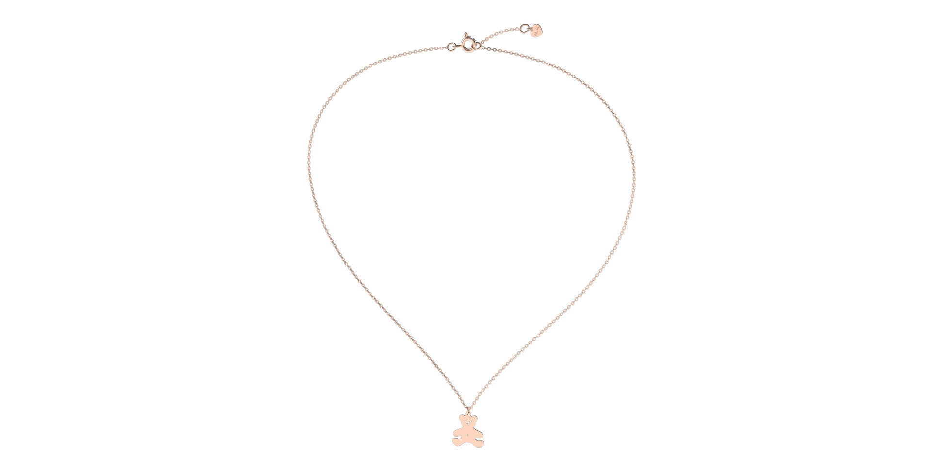 Diamond necklace Teddy Bear