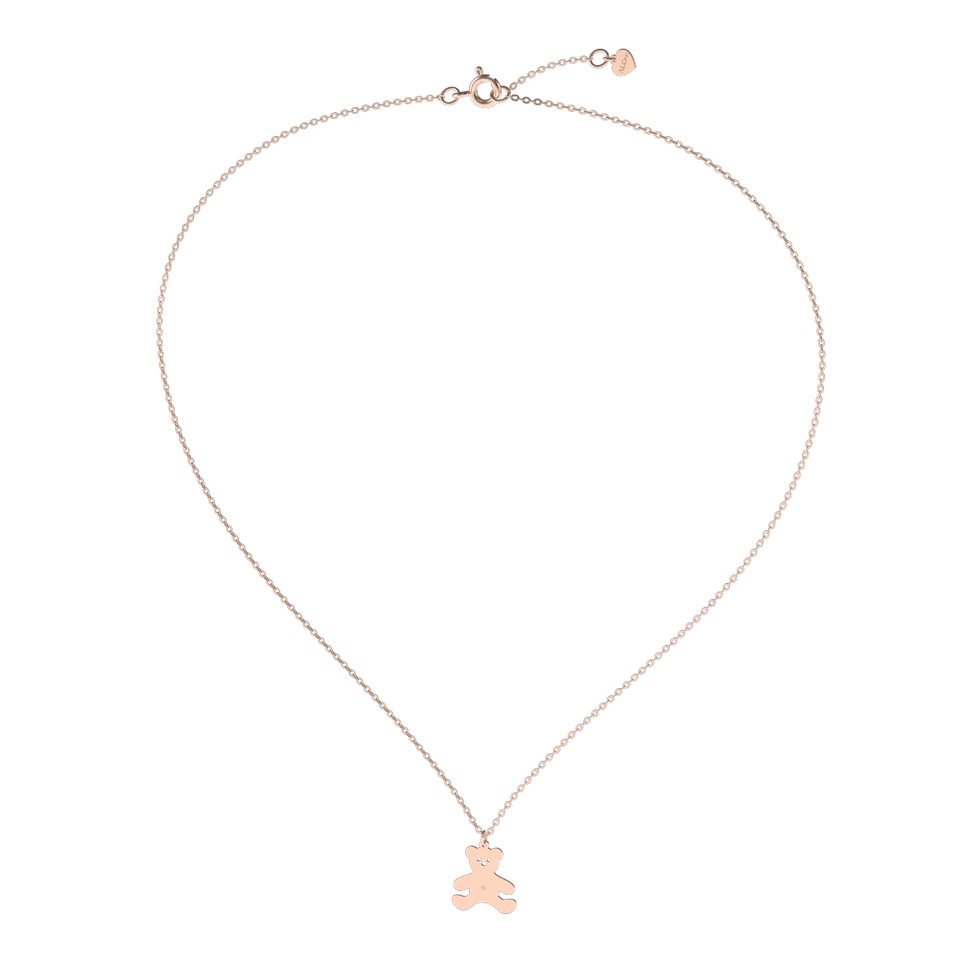 Diamond necklace Teddy Bear