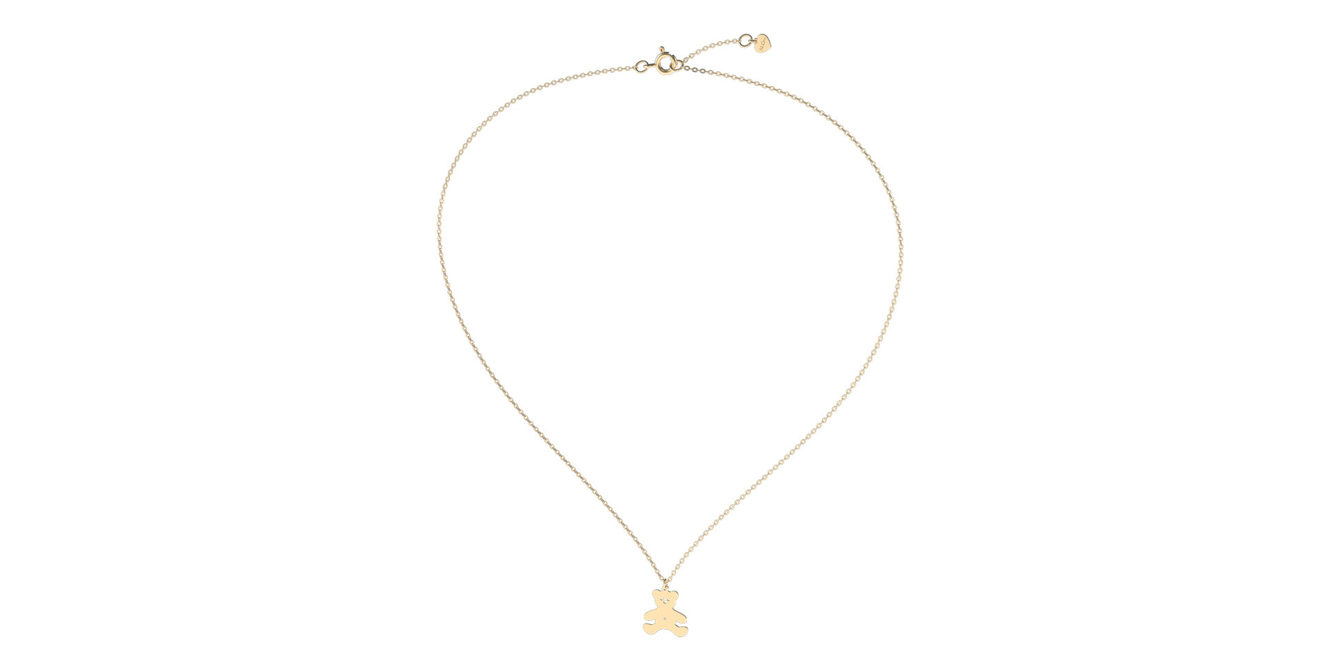 Diamond necklace Teddy Bear