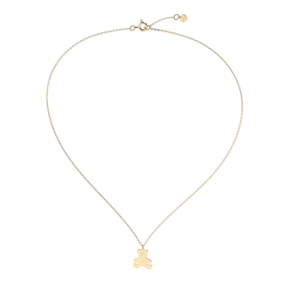 Diamond necklace Teddy Bear