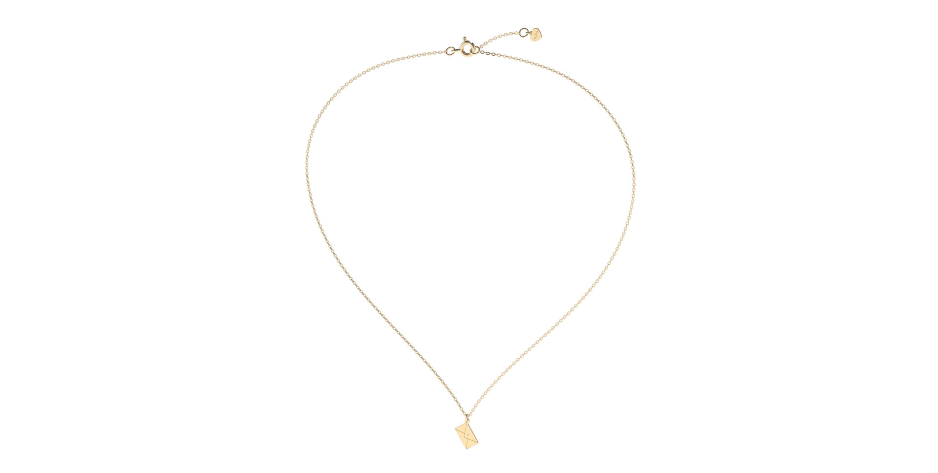 Diamond necklace Letter of Love