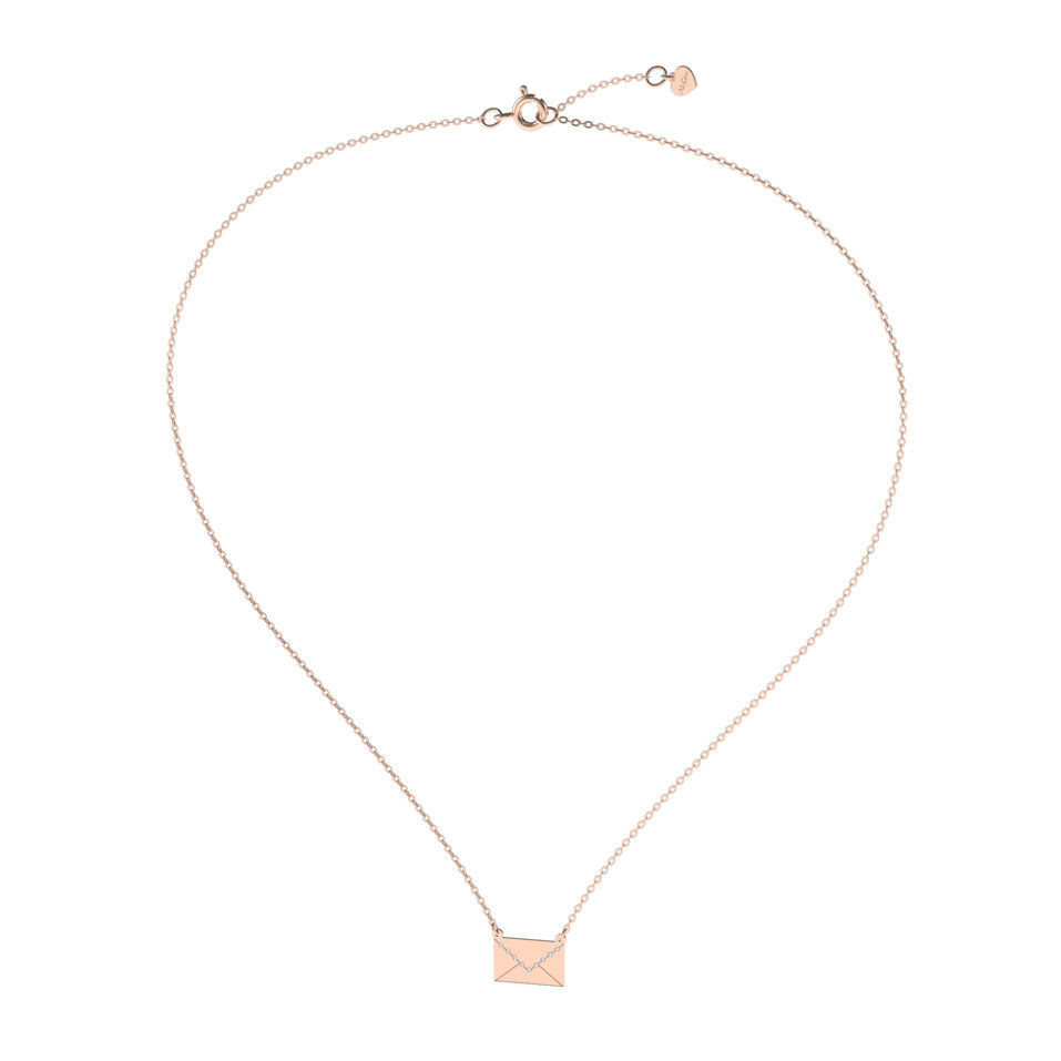 Diamond necklace Letter of Love