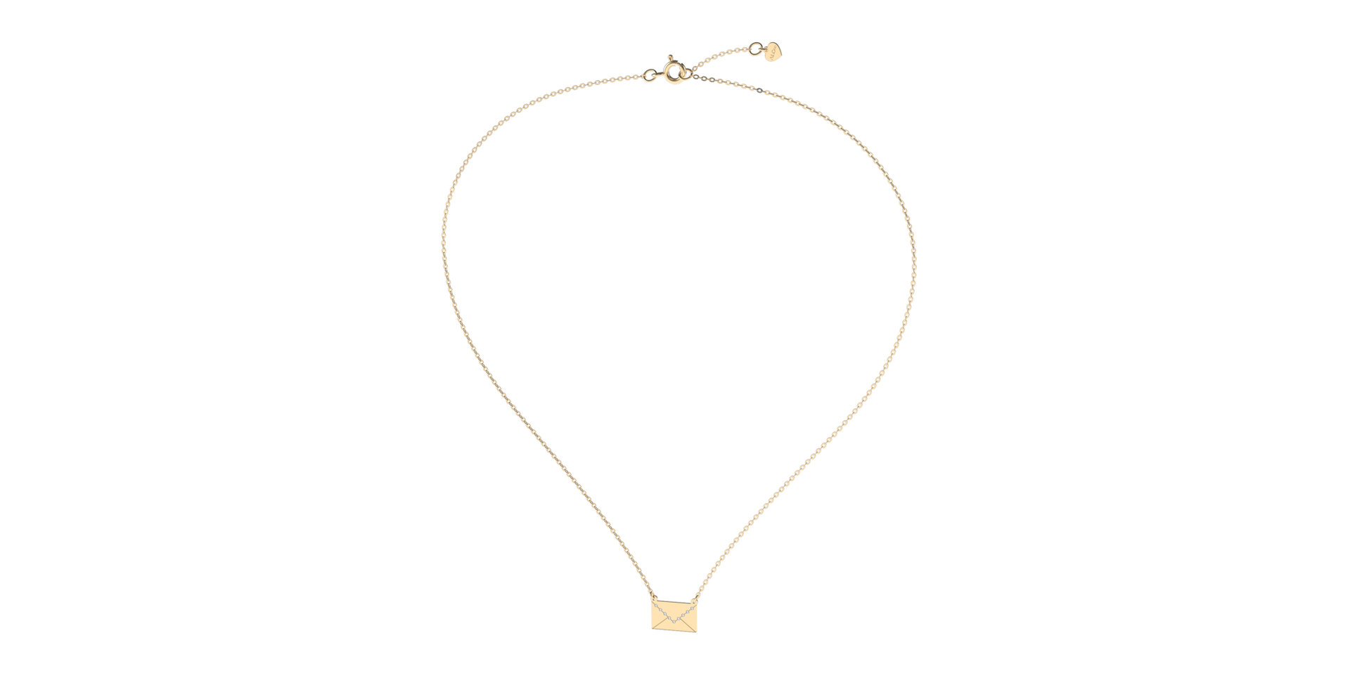 Diamond necklace Letter of Love