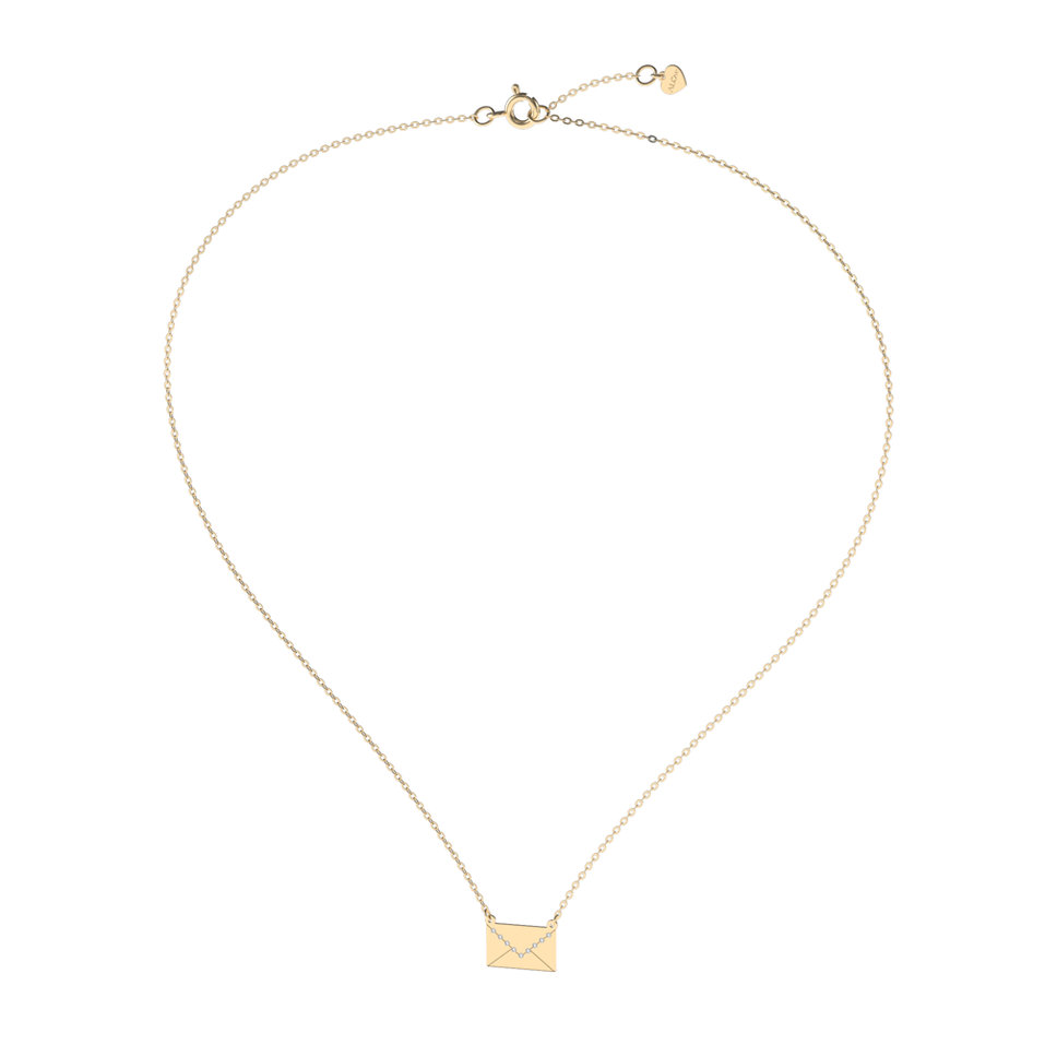 Diamond necklace Letter of Love