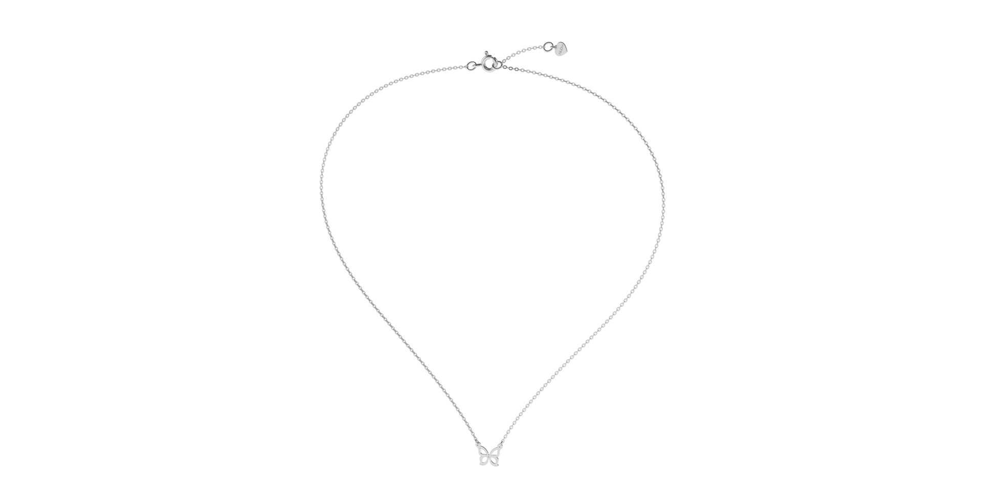 Diamond necklace Butterfly