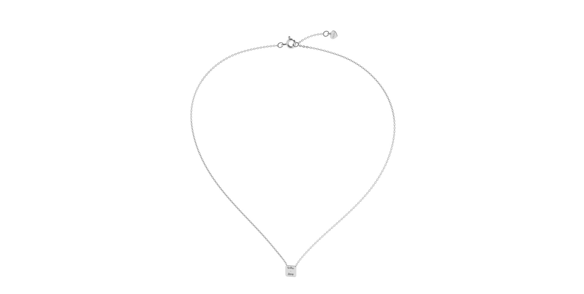 Diamond necklace Tell U, Love U