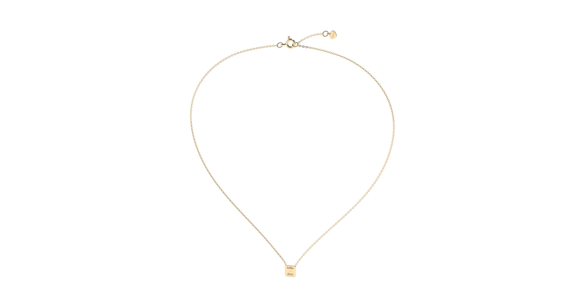 Diamond necklace Tell U, Love U