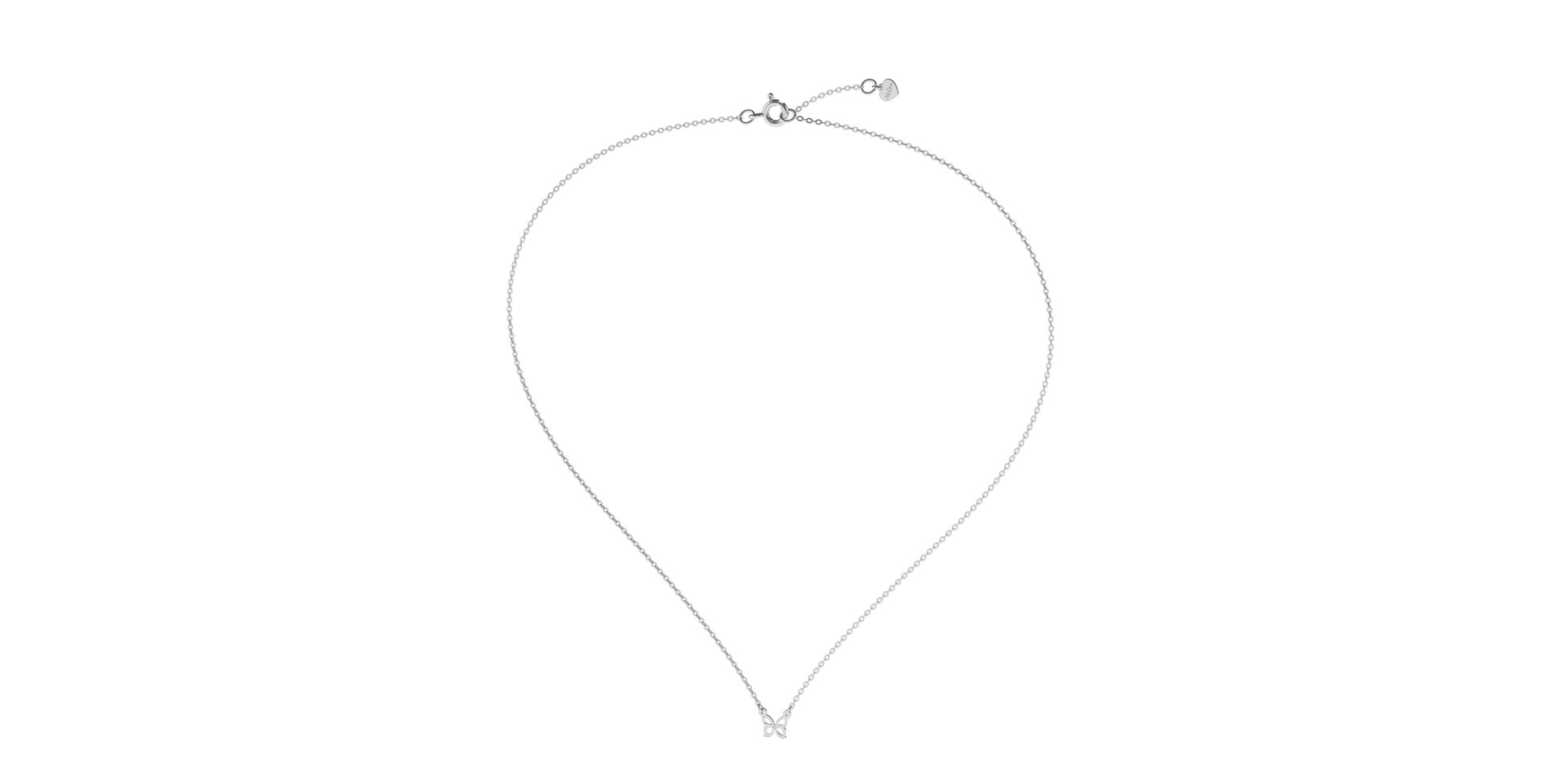 Diamond necklace Butterfly