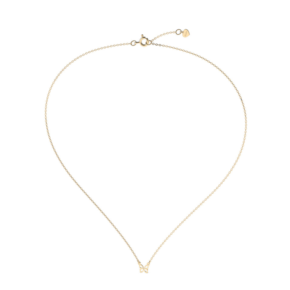 Diamond necklace Butterfly