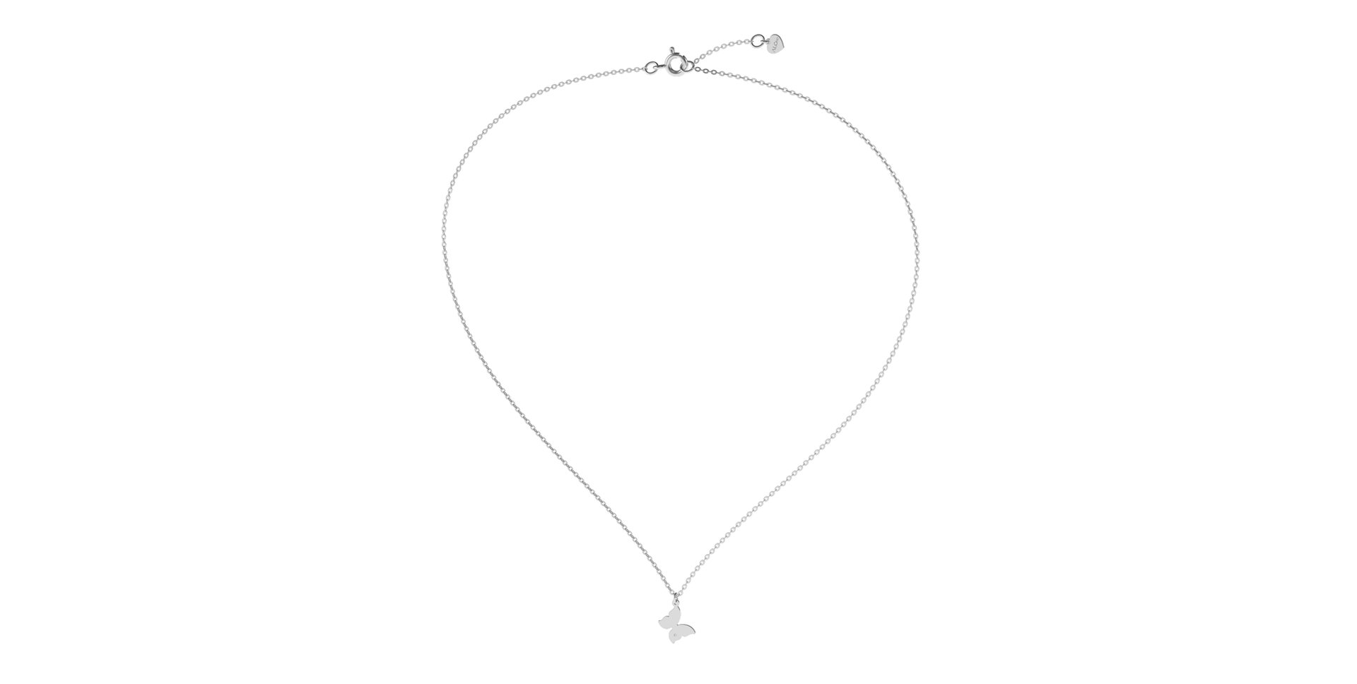Diamond necklace Lovely Butterfly
