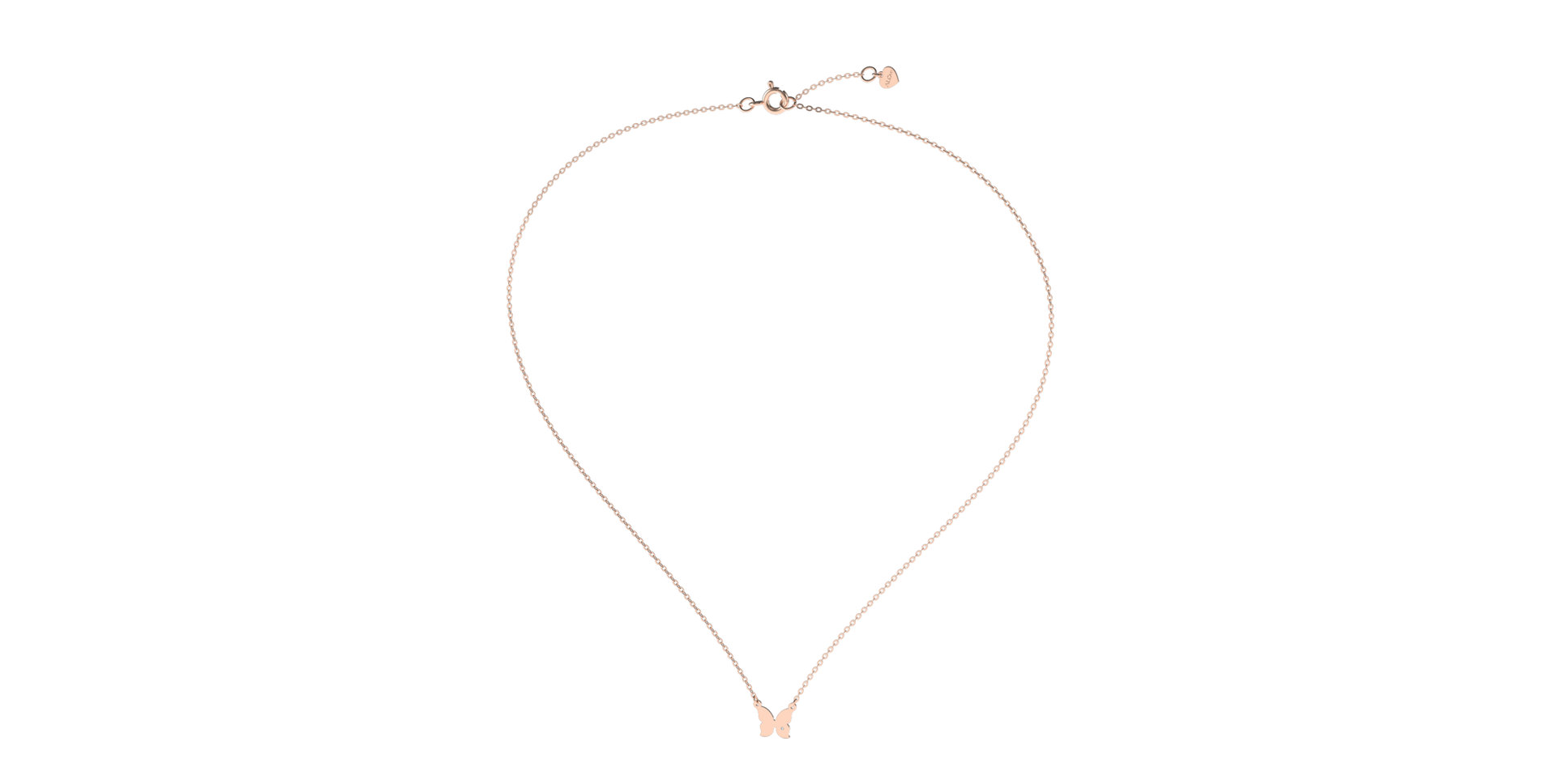 Diamond necklace Extra Butterfly