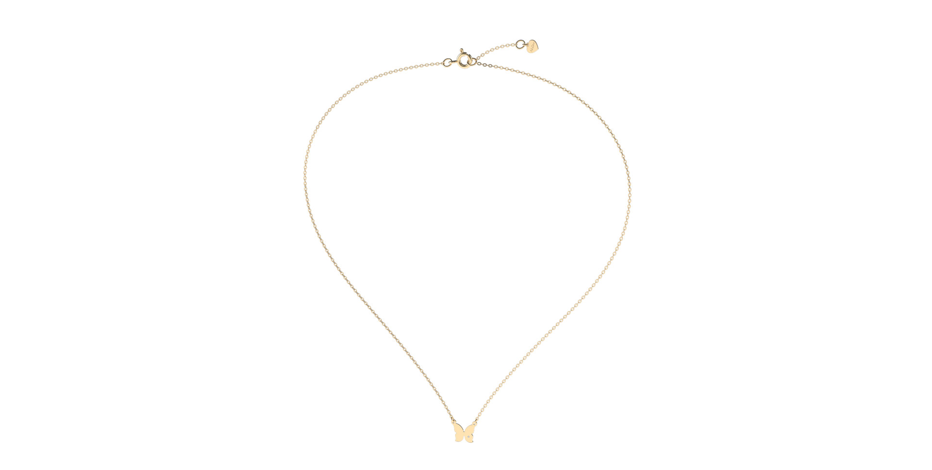 Diamond necklace Extra Butterfly