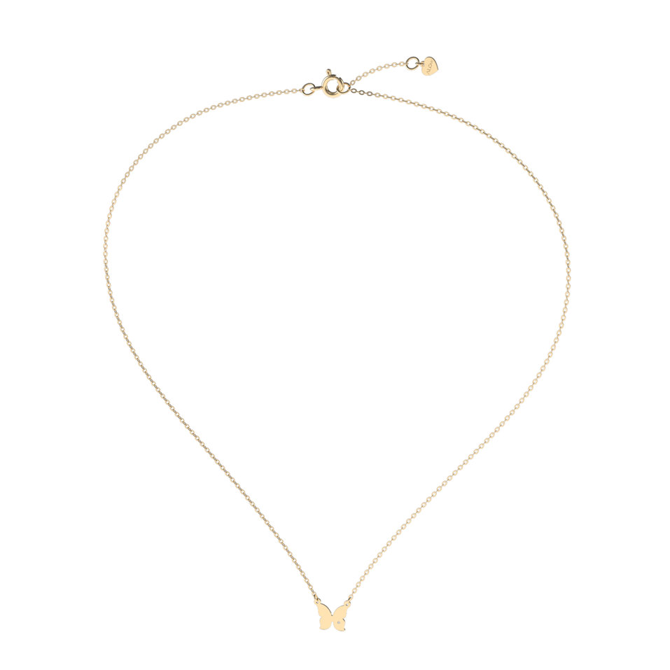 Diamond necklace Extra Butterfly