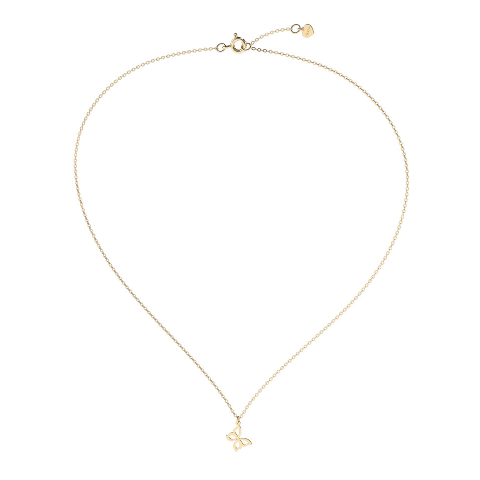 Diamond necklace Extraordinary Butterfly