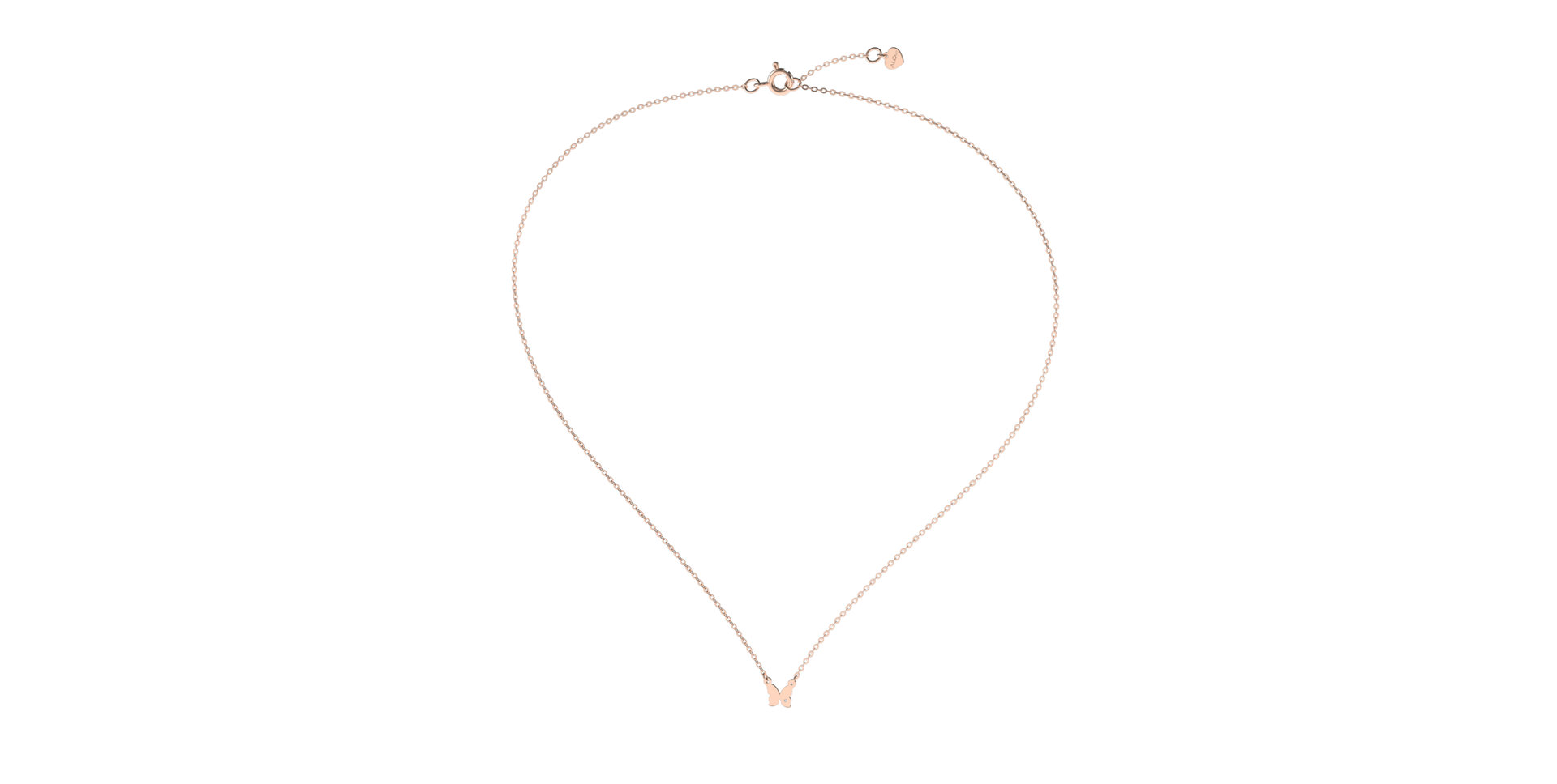 Diamond necklace Extra Butterfly