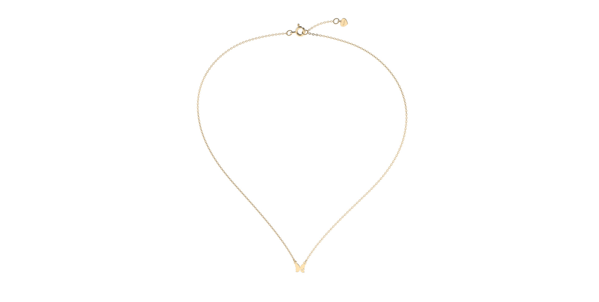 Diamond necklace Extra Butterfly