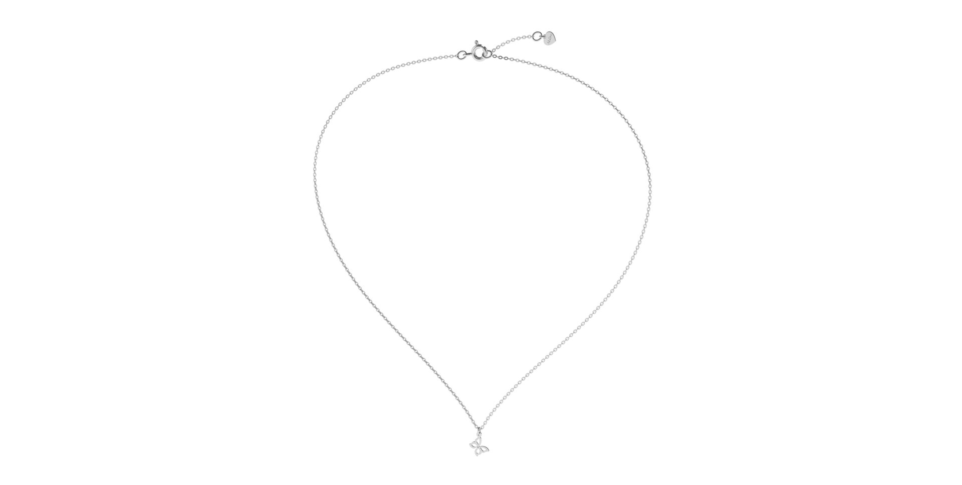 Diamond necklace Extraordinary Butterfly