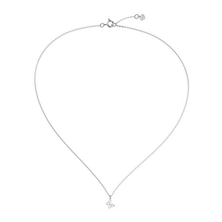 Diamond necklace Extraordinary Butterfly