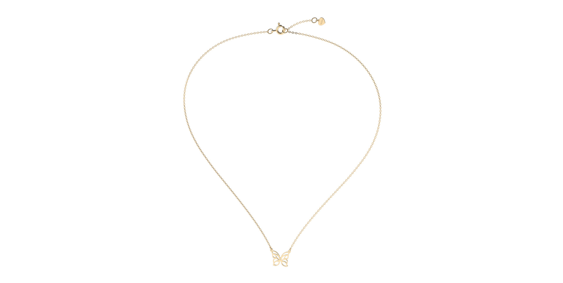 Diamond necklace Fantasy Butterfly
