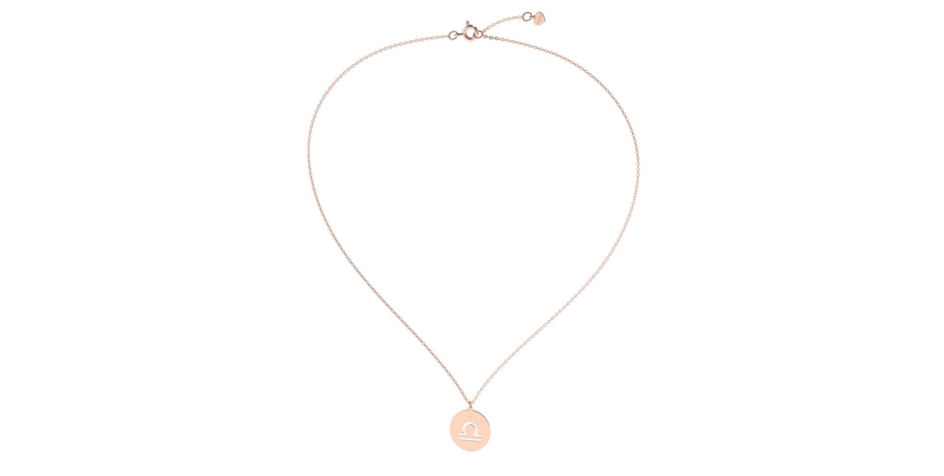 Diamond necklace Libra