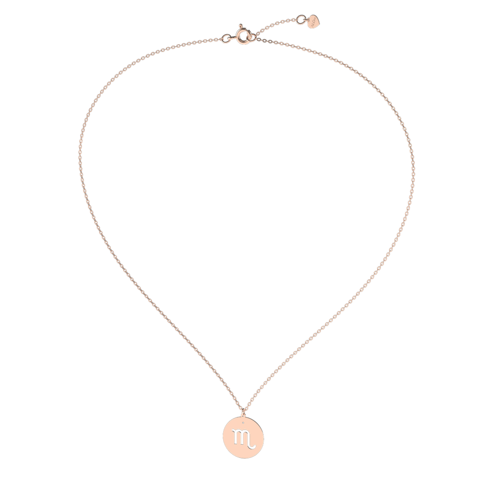 Diamond necklace Scorpio