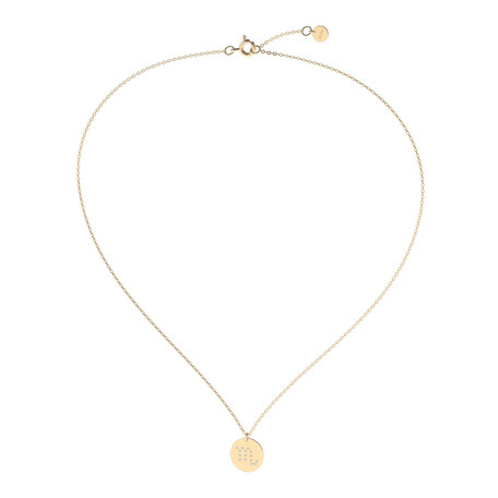 Diamond necklace Scorpio